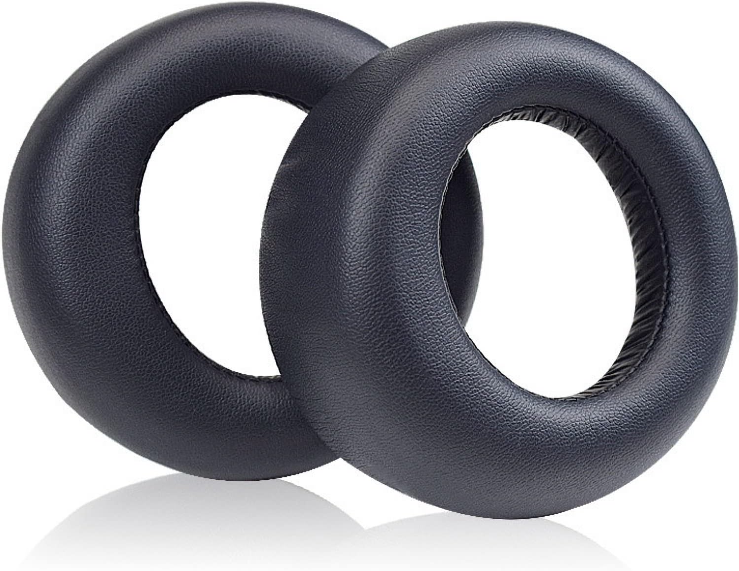 PS5 Headphone Earpads Replacement Protein Leather Ear Pads Cushions Cover Repair Parts Compatible with Sony PlayStation 5 Pulse 3D Wireless Headset (Black)
