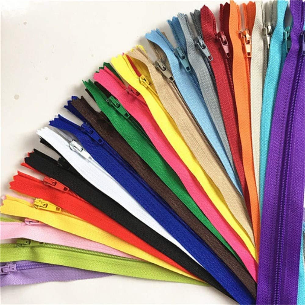 WKXFJJWZC60Pcs 30cm (12Inch) Nylon Coil Zippers Tailor Sewer Craft Crafter's &FGDQRS (Mix)