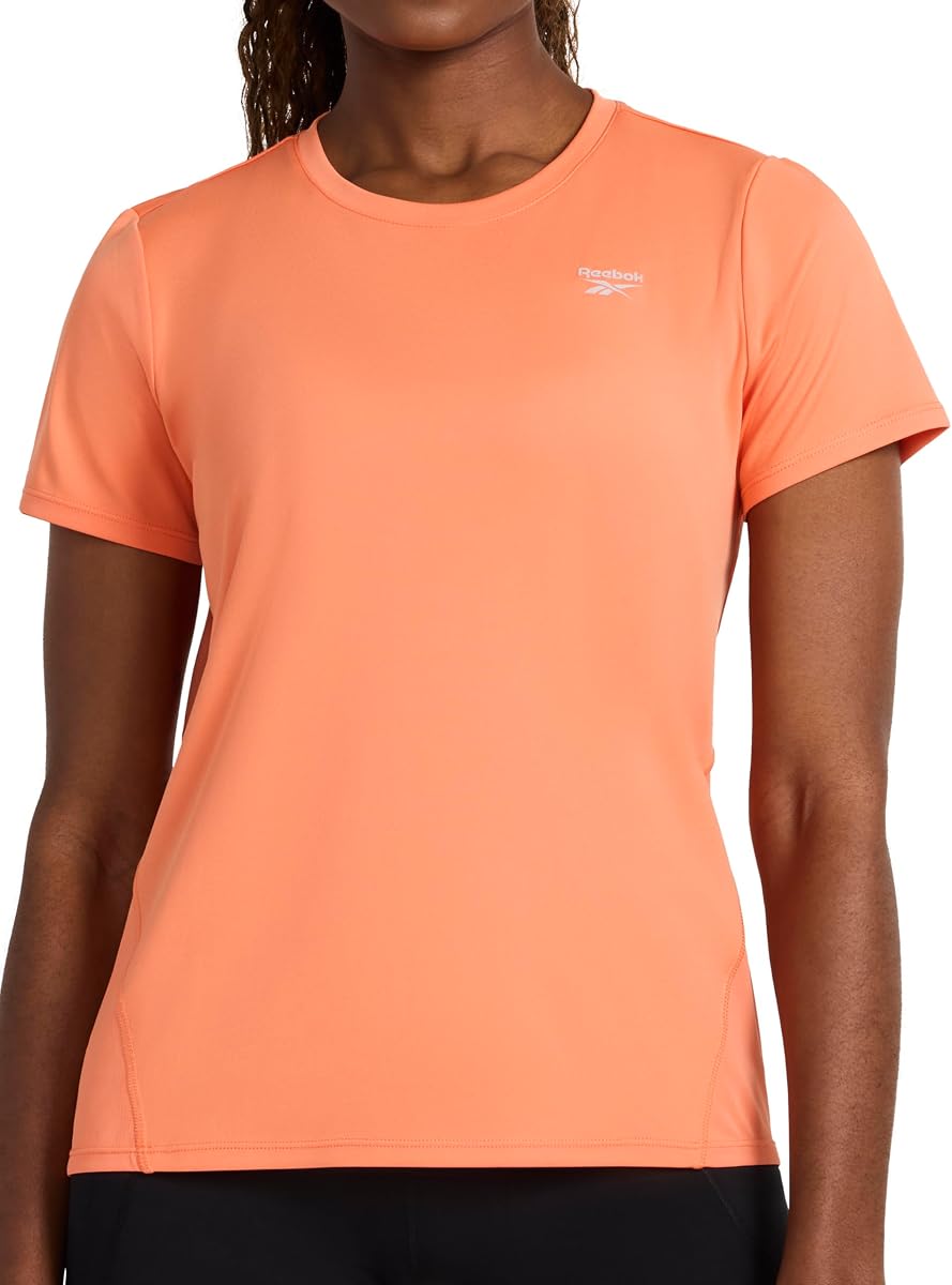 Women's Small Logo Short Sleeve Crewneck T-Shirt, Lightweight, Moisture Wicking