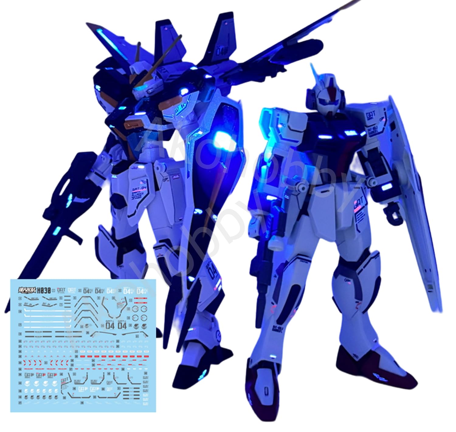 Amazon | HG ウィンダム ダガーL デカール 蛍光 水転写式 ネオ