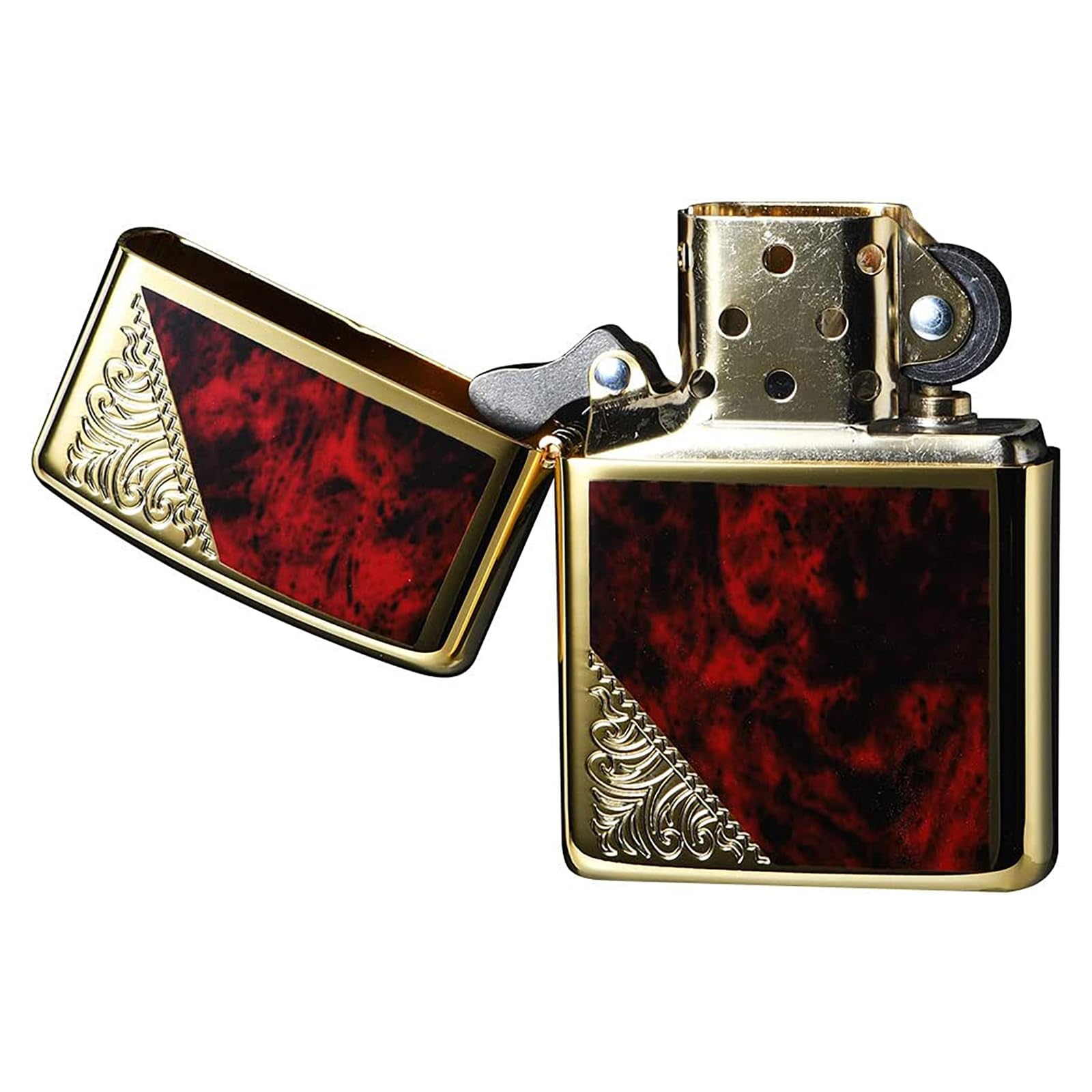 Amazon.com: Zippo 162GW-RM Windproof Brass Double Sided Venetian 