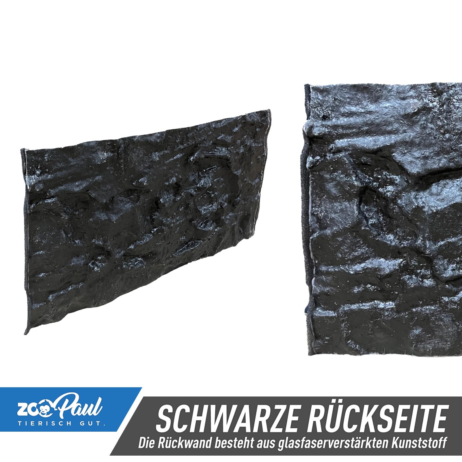 ZooPaul Aquarium Rückwand 3D 150x60cm Terrarium Hintergrund Fels Stein Wurzel Struktur Amazonas NEU