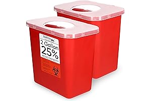 2 Gallon Sharps Container: Safety Storage for Biohazardous Waste