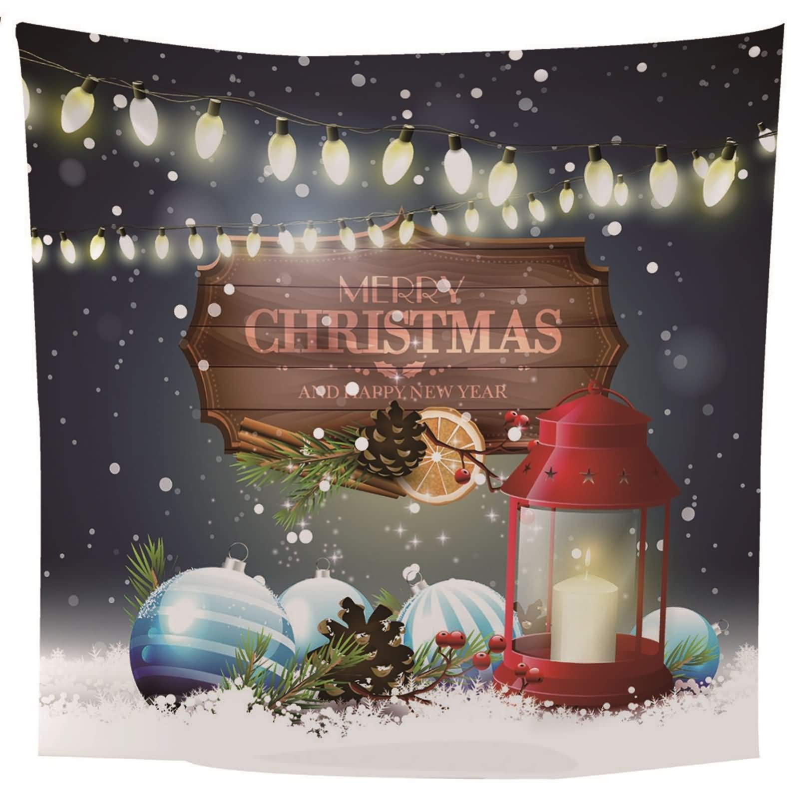 Tenture murale chambre Noël en tissu, le cadeau déco idéal pour les fêtes
