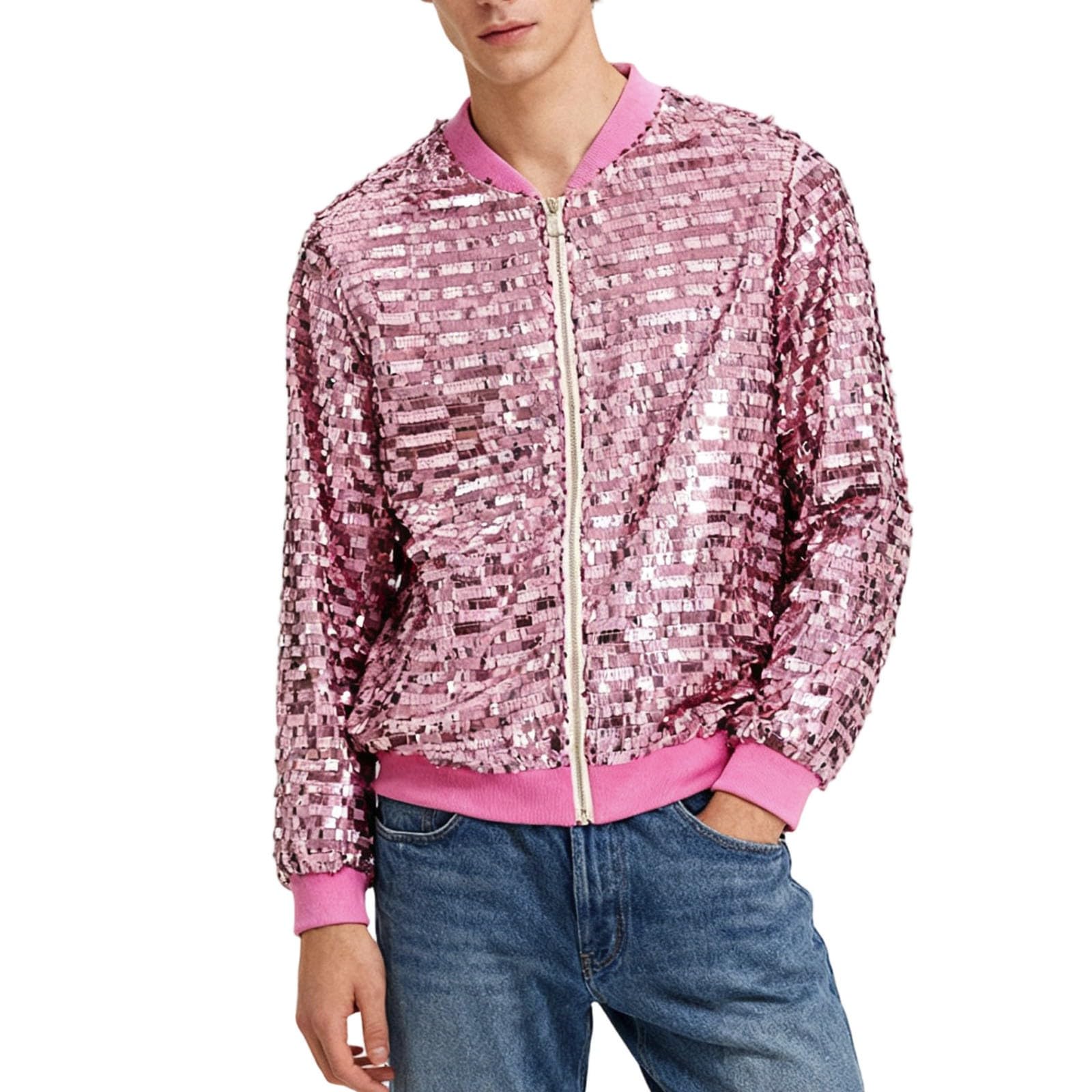 Generisch Sommerjacke Herren Lässige, leichte Outdoor-Windjacke mit Reißverschlusstaschen für Herbstreisen Wanderungen