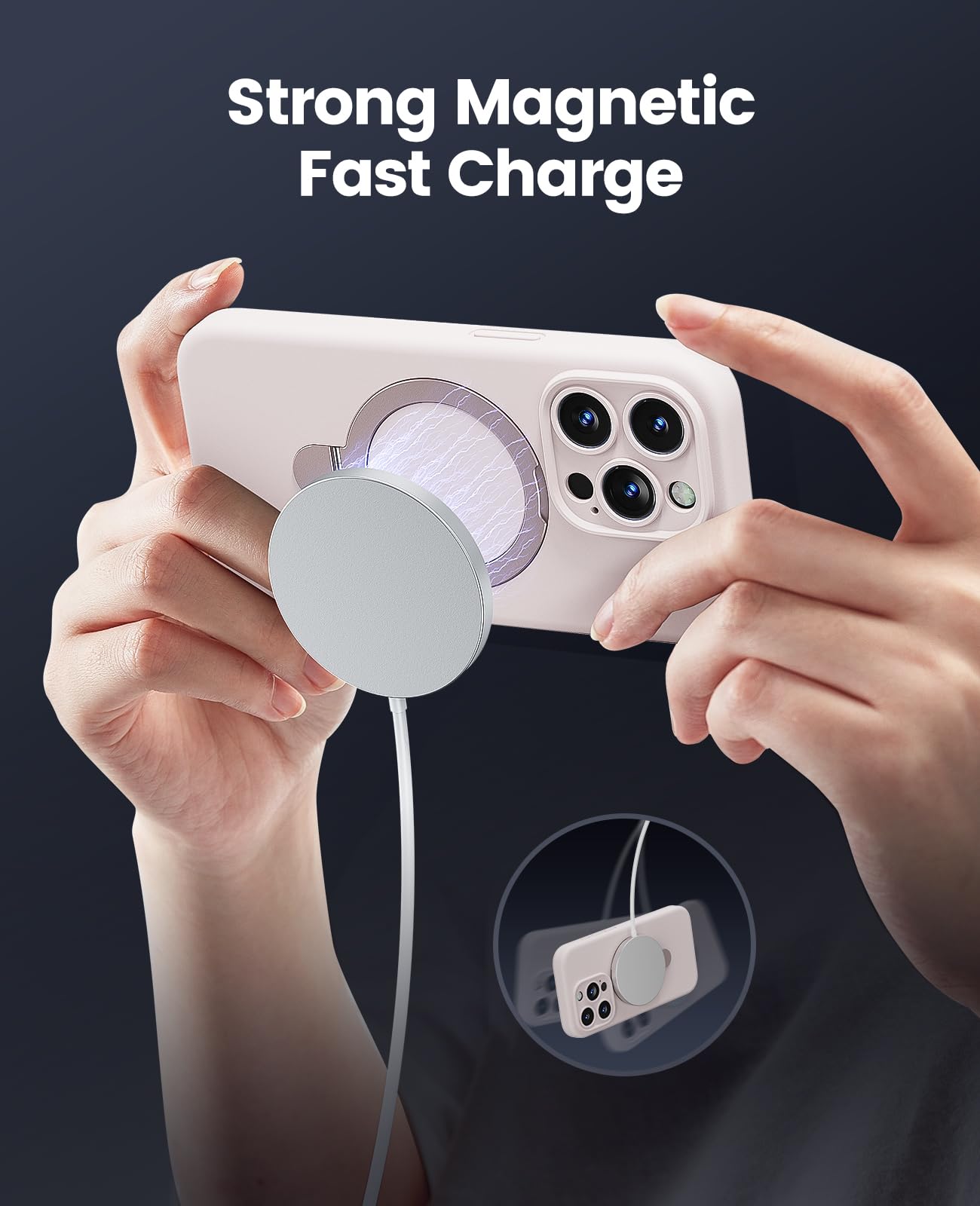 Amazon.co.jp: bitusado 液体シリコンケース 磁気スタンド付き iPhone