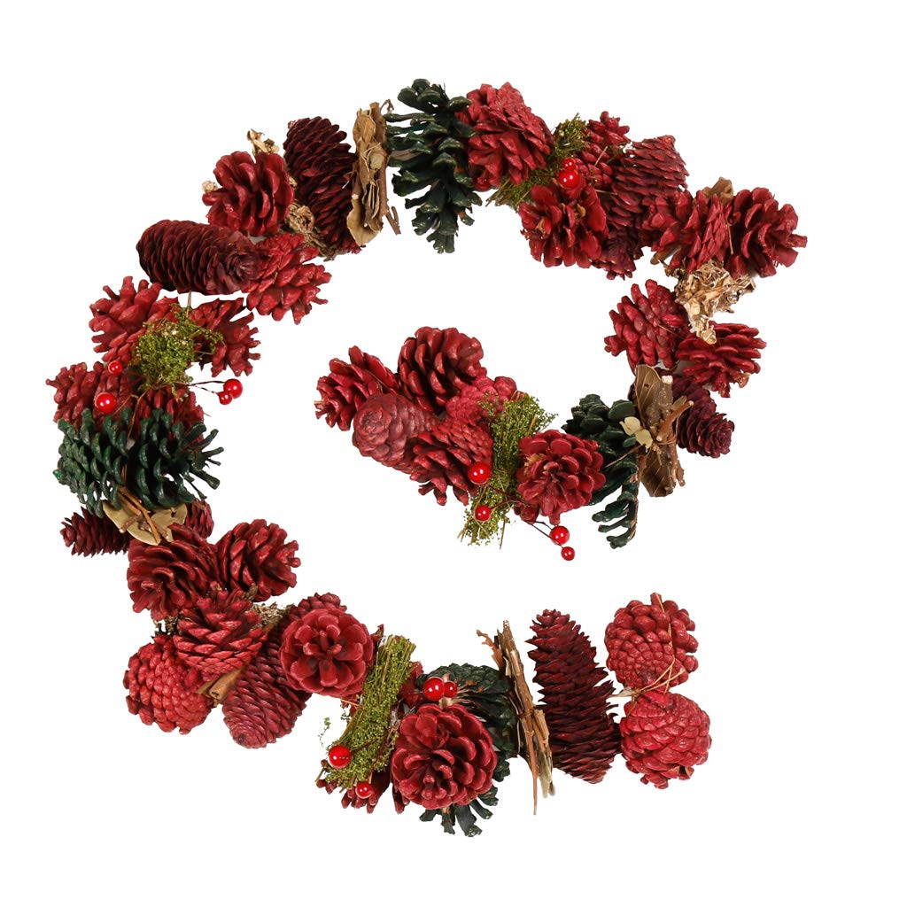 105cm Festive Cinnamon Pine Cone Decorative Artificial Christmas Garland (BG27)