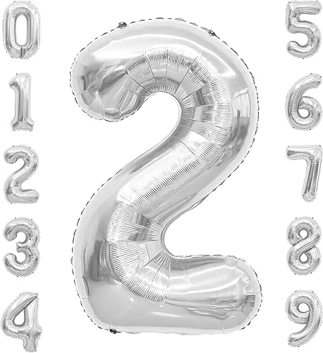 Vista 159 de Globo de número, globos de números de 40 pulgadas, globos de número degradado arcoíris, globo número 1, globo gigante, globo de números de feliz