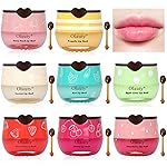 8 PCS Bee Lip Balm Honey Pot, Hydrating Prevention Dry & Cracked Lip Sleeping Mask,Reduce Lip Lines,Honey Lip Balm Bulk,Cheer Gifts,Party Favors,Stocking Stuffers,Bulk Gifts