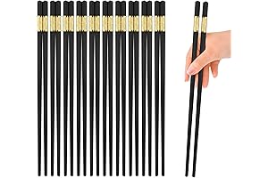 10 Pairs Chopstick Set for Home Kitchen and Restaurant Dining