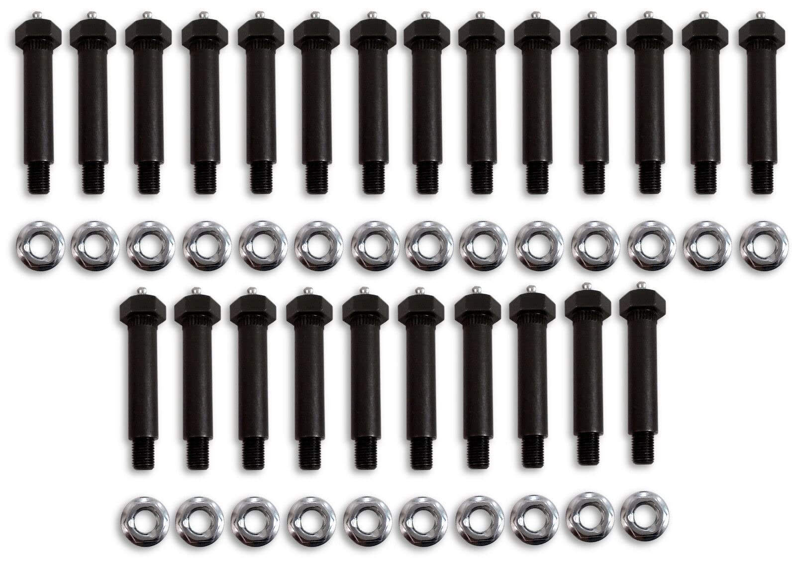 Everything for trailers, RVs and trucks and more - 24- Wet Bolts Trailer For Axle Spring Shackle Grease Type Eye 9/16x3 Triple For Axel (FS1XN-2247)