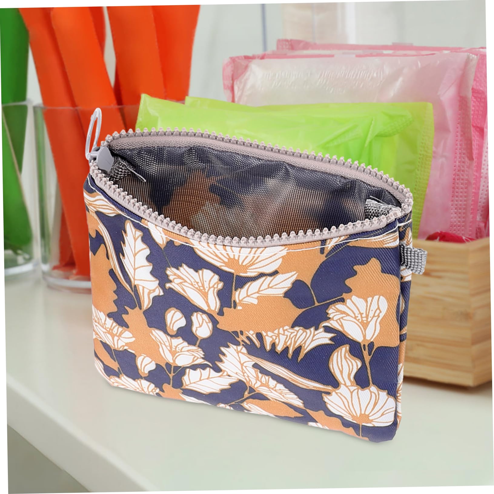ORFOFE 40 Pz Custodia Per Borsa Igienica Per Ragazze Borse Periodo Per Adolescenti Borsa Igienica Da Viaggio Marsupio Kit D'epoca Portafoglio Ragazza Sacco