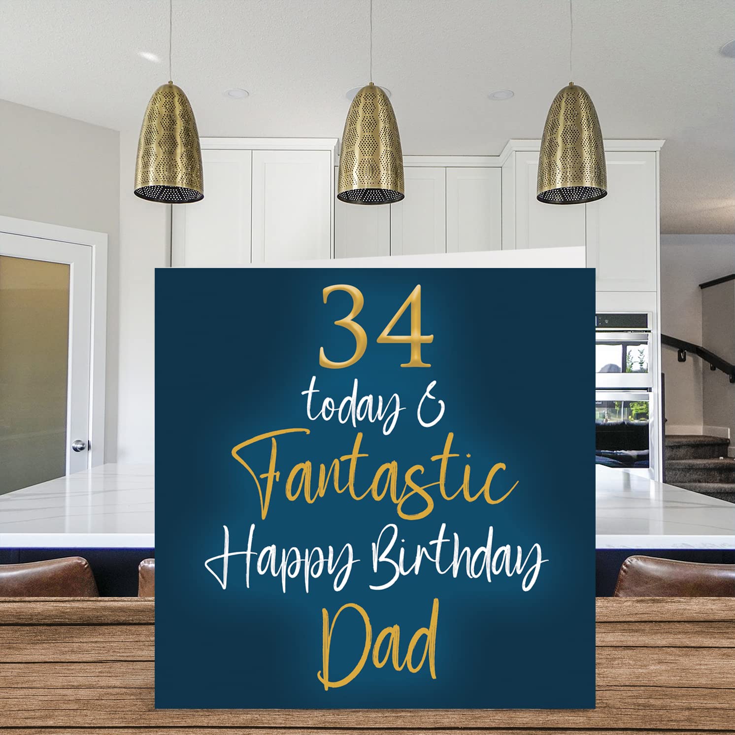 Cartes D'anniversaire 34 Ans Pour Papa - Carte D'anniversaire Pour Papa