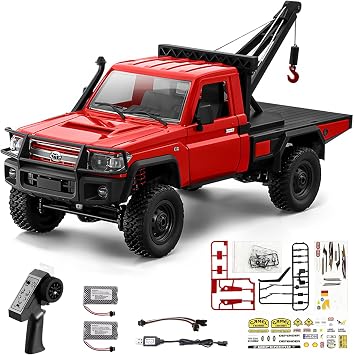 MN82T 1/12 Toyota Land Cruiser LC79 4WD RC Model Crawler Offroad Uzaktan Kumandal  Araba Truck RTR Lisansl  K rm z +Elektrikli Vin +Dahili I k Seti MN-82T