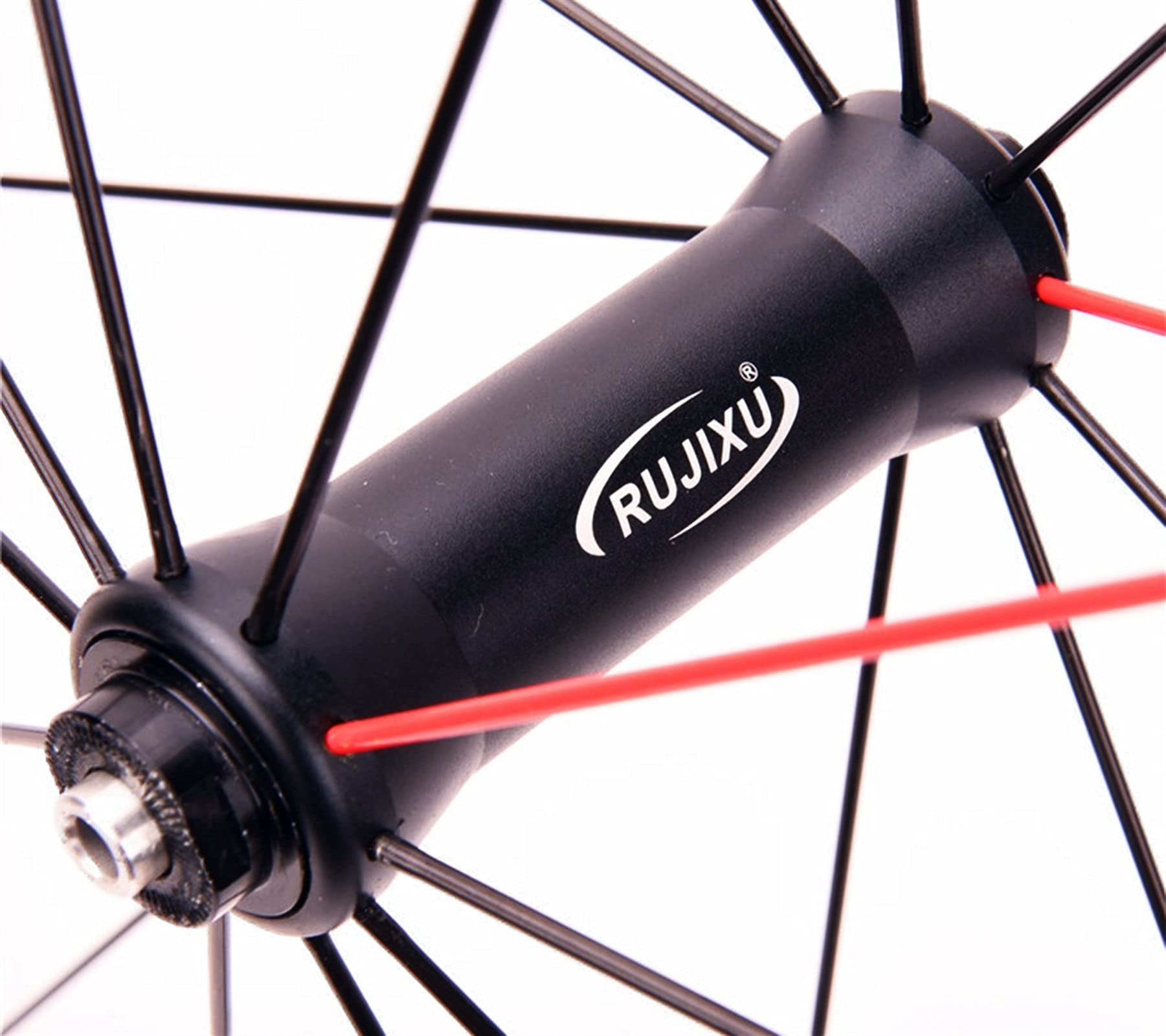 Generic Set di Ruote per Bici da Strada 700c C/V Brake 38mm Cerchio in Lega di Alluminio Leggero F20 R24 Fori Hub Ruote a sgancio rapido per Cassetta a 7-11 velocità A