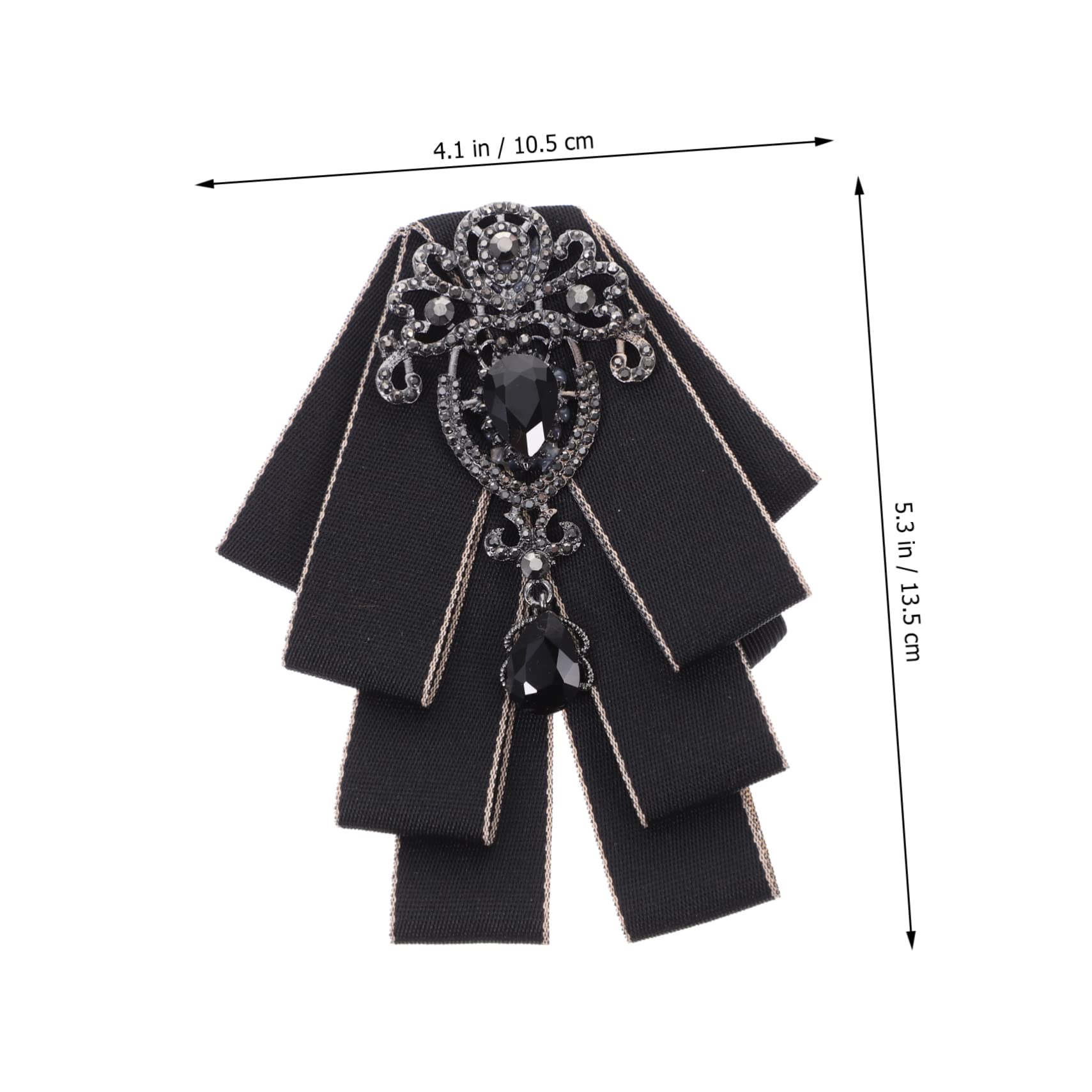 GALPADA 5piezas Corbata De Pajarita Para Novio Rhinestone Accesorio Elegante Para Bodas Para Ceremonias y Eventos Formales Diseño Simple y Distinguido