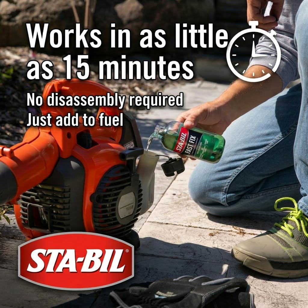STA-BIL Fast Fix Small Engine Treatment, 4 oz 12-Pack