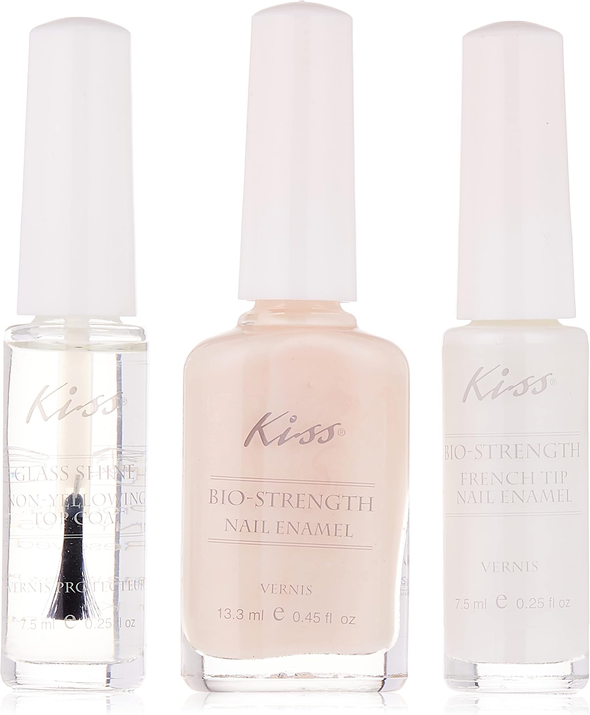 Kiss French Manicure Nail Art Kit, Sheer Pink, Fmk02, 28.3 ML