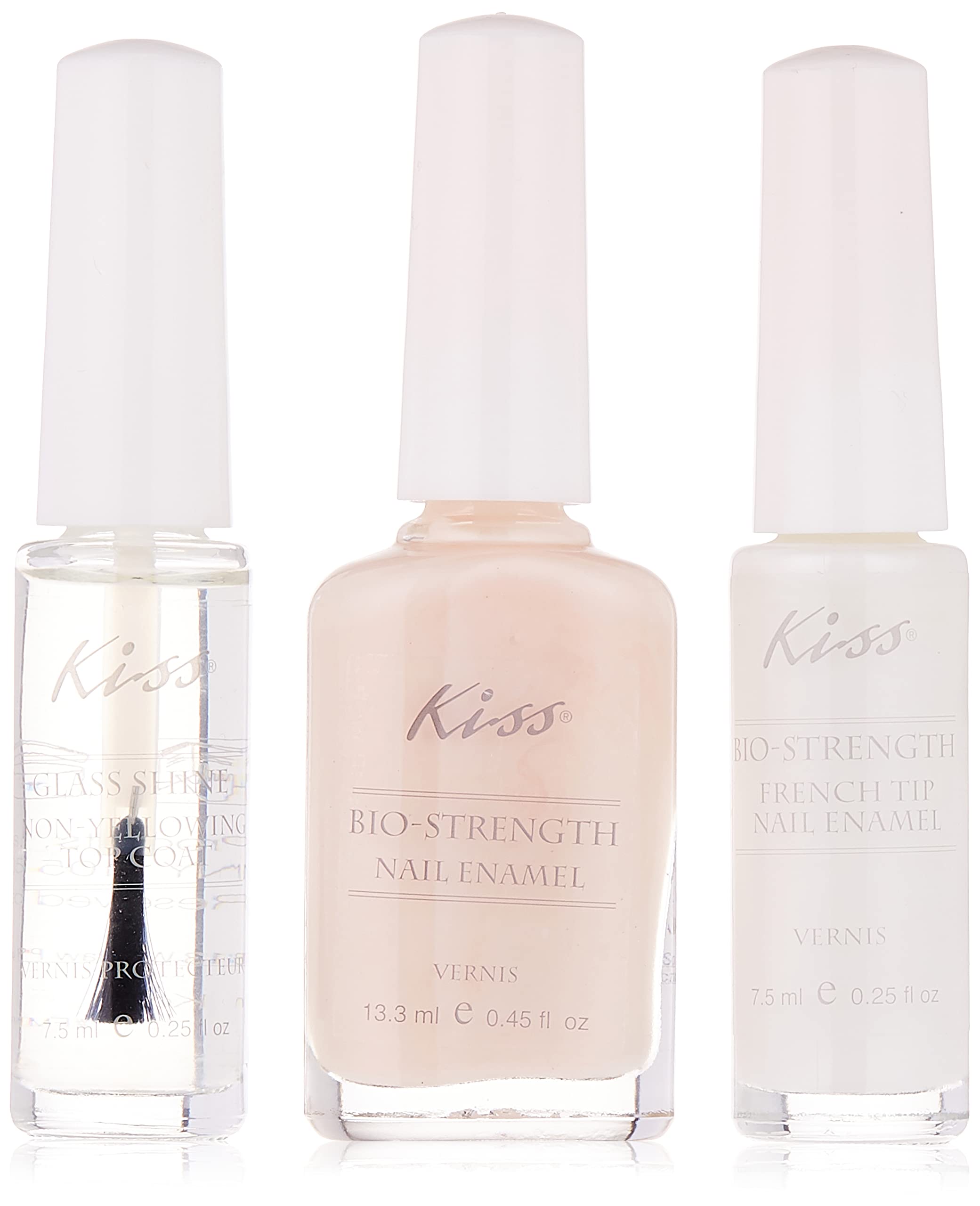 Kiss French Manicure Nail Art Kit, Sheer Pink, Fmk02, 28.3 ML