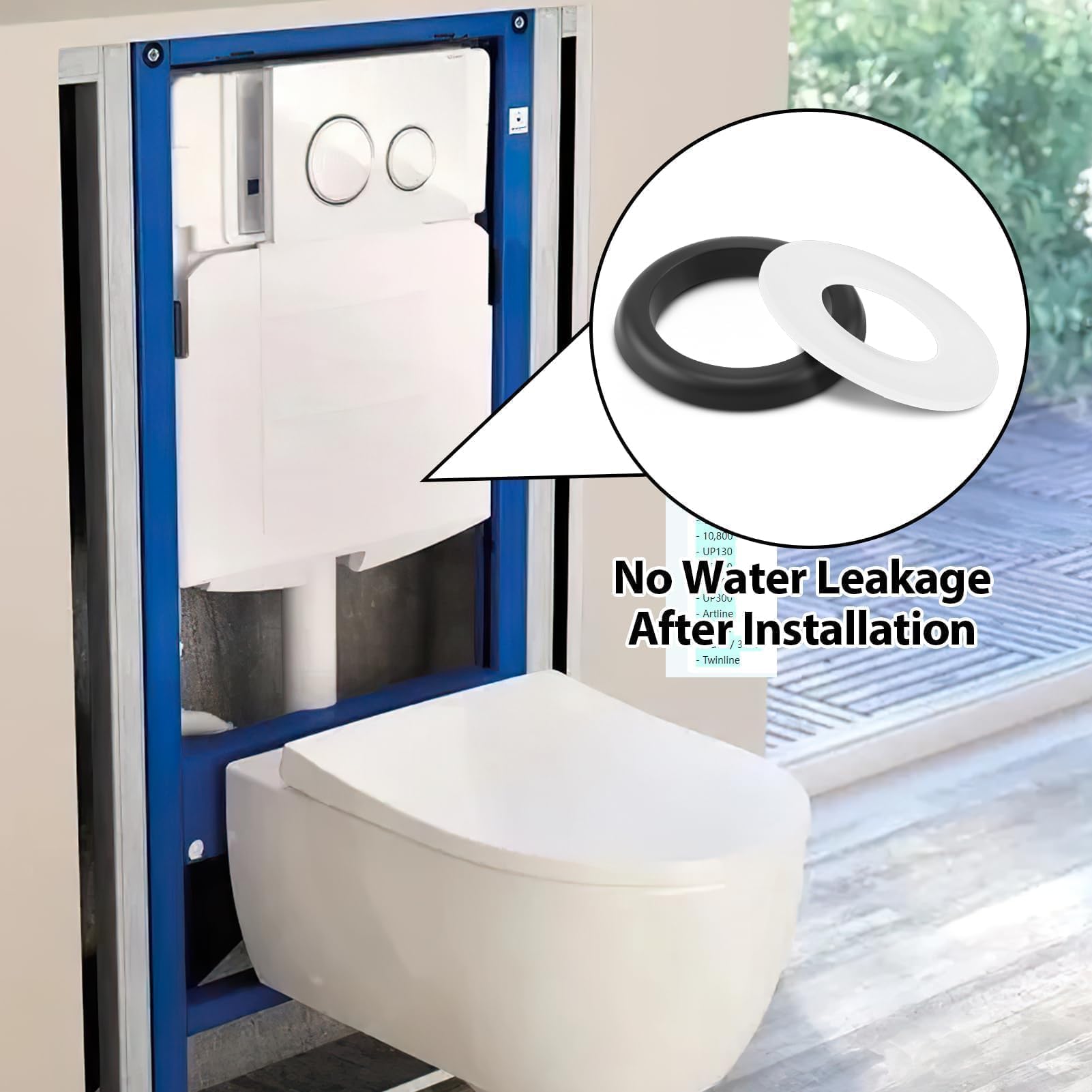 Geberit Joint Réservoir Ø63 x 32 mm Ø68 x 46 mm Pièces pour 816.418.00.1 818.109 240.282.00.1 890.615