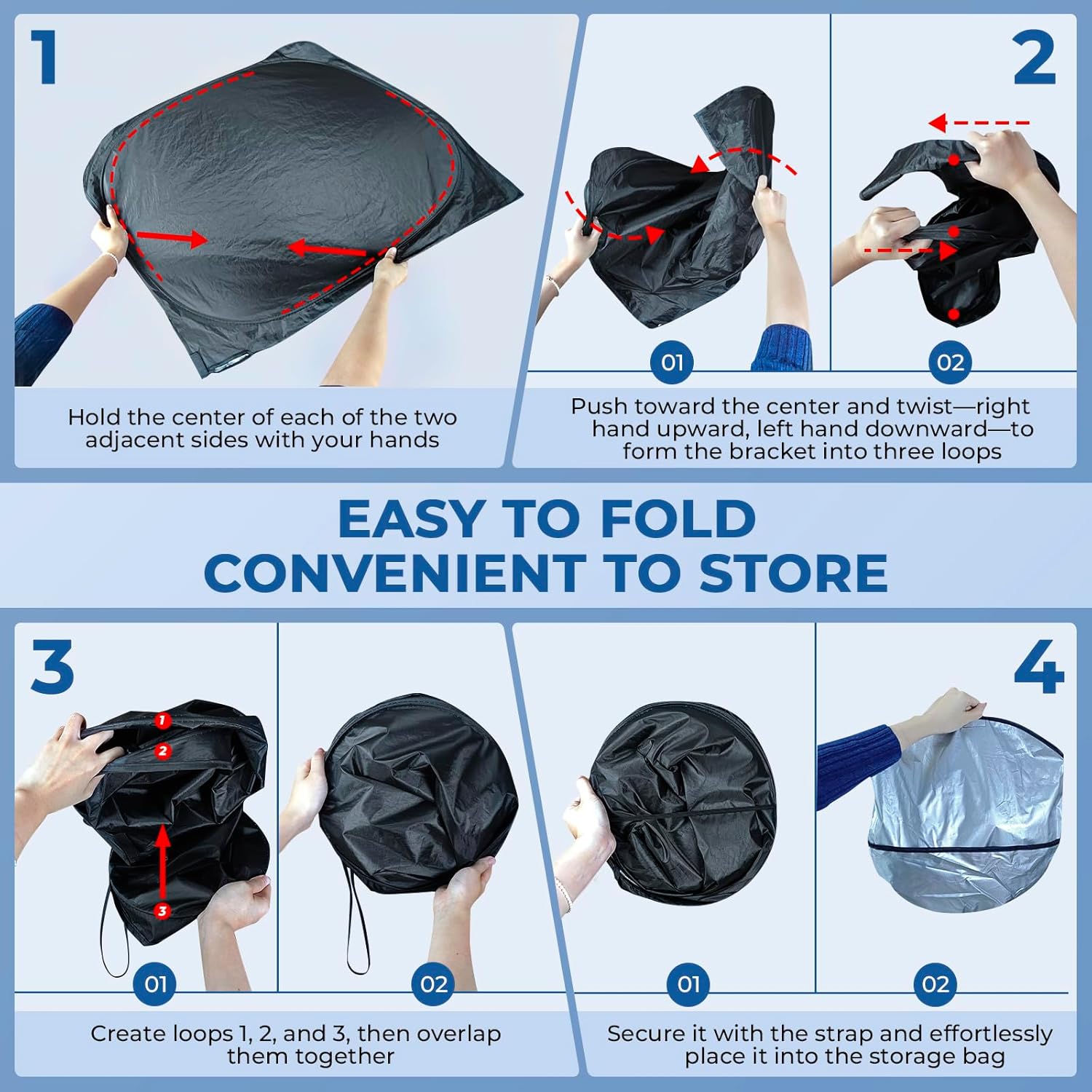 Windshield Sun Shade Custom Compatible with Kia Sportage Accessories 2018-2022, Foldable Sunshades Side Rear Window Shade Cover Full Set Sun Visor Shield Privacy Protection 8PCS