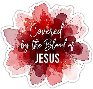 Jesus Oval Circle Bumper Sticker Decal - VISX - Made In USA