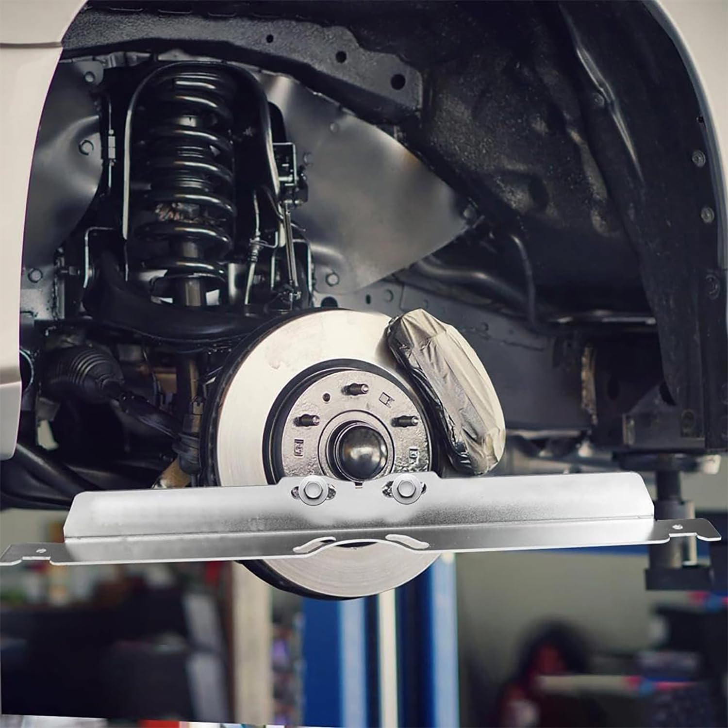 Heavy Duty Toe Alignment Tool Plates- Wheel Alignment Tool Plate with Hanging Holes are Designed for Automotive Front end Alignment (2pcs Black)