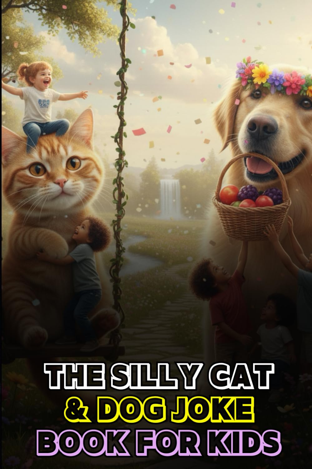 The Silly Cat & Dog Joke Book for Kids: Giggles, Riddles & Funny Pawsome Jokes