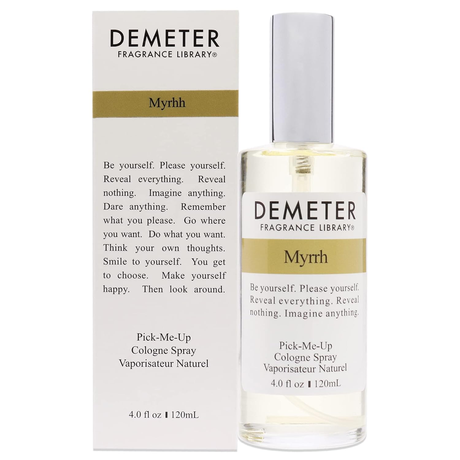 Demeter Myrhh Unisex Cologne Spray 4 oz
