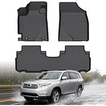 Floor Mats for Toyota Highlander 2008-2013 Non Hybrid