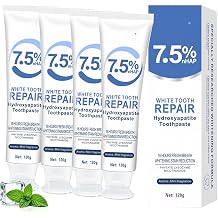 Hydroxyapatite Toothpaste 7.5% nHAP for Enamel Protection&Toot Repair 4Pack