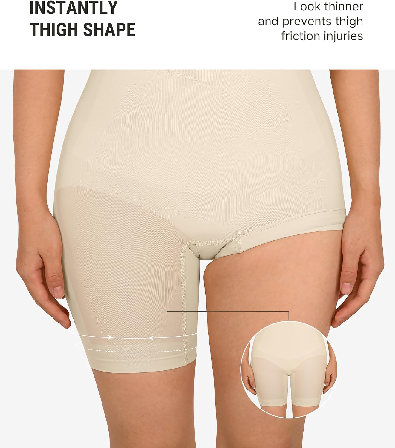  Shapewear Tummy Control for Women Seamless Body Shaper Bodysuit thumbnail