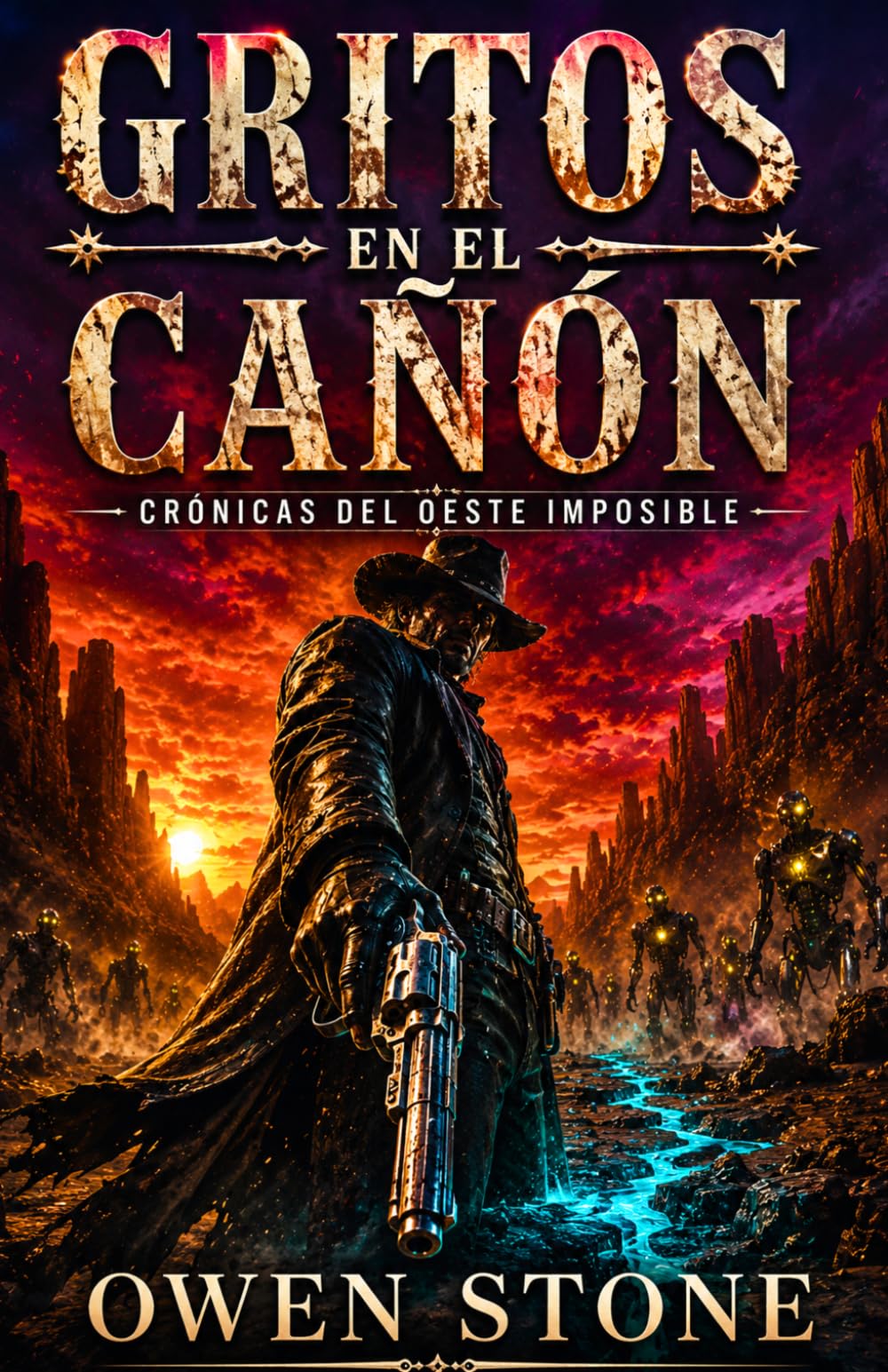 Gritos en el cañón: Un thriller de suspense, acción y misterio en el Salvaje Oeste