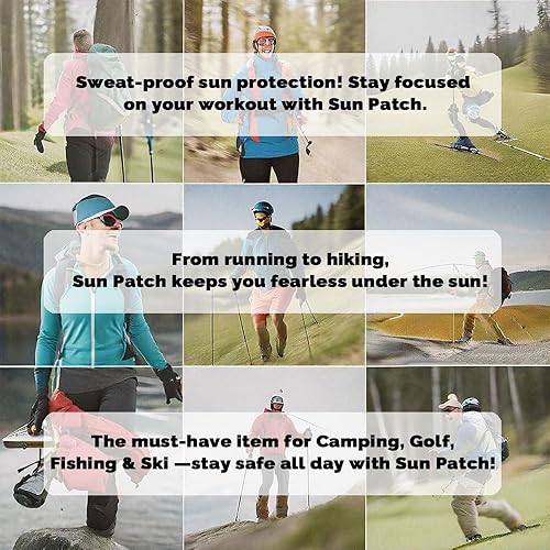 Miniatura 4 de PRETTYSKIN Parches ultrafinos transparentes de protección UV  0.001 in calcomanías impermeables para actividades al aire libre, golf, senderismo,