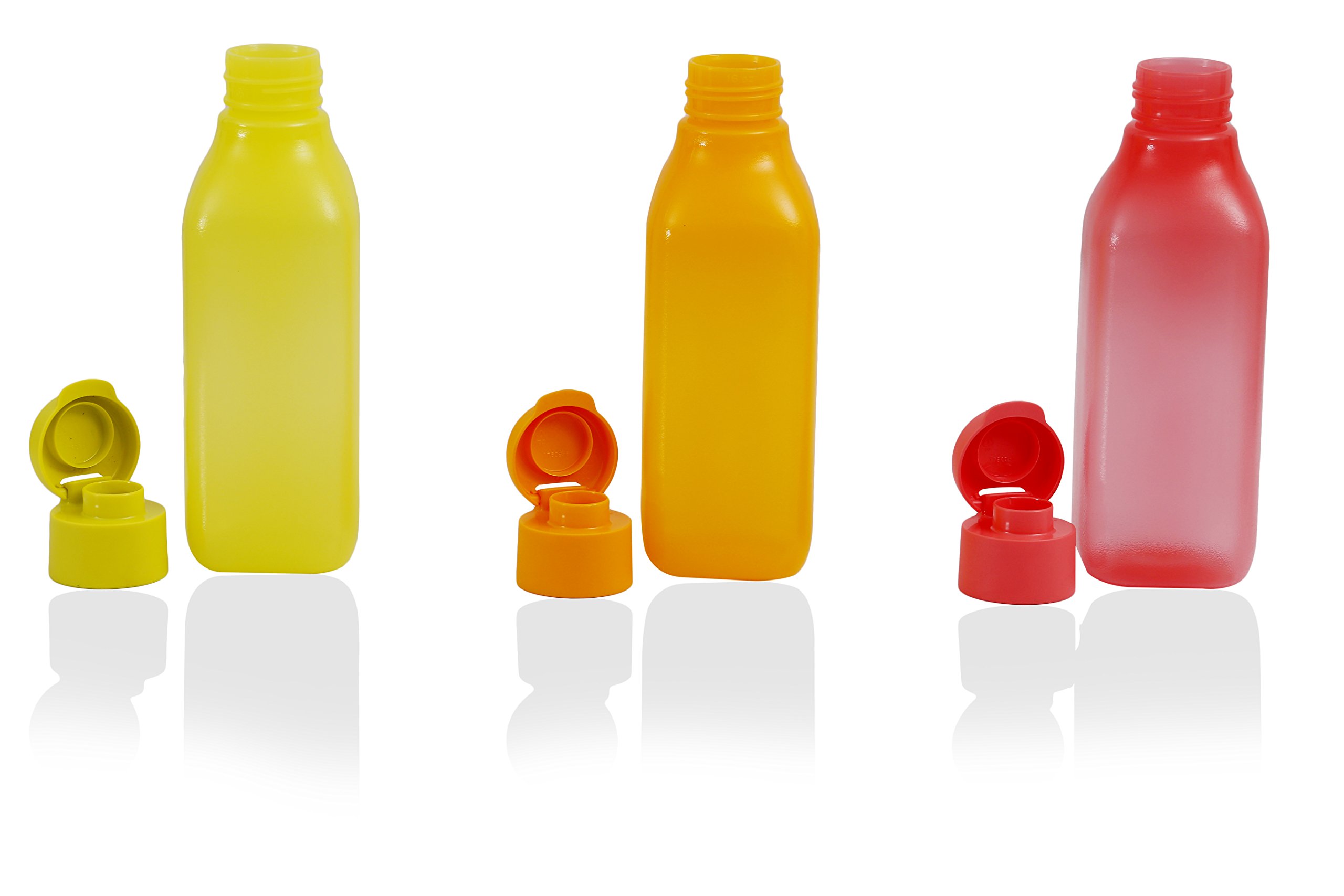 Amazon.co.jp: Tupperware スクエアフリップトッププラスチックボトル