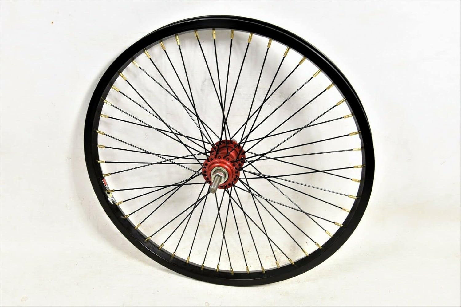 Hard To Find Bike Parts Black Front 20" BMX 48 Spoke Wheel 10mm Axle 3/