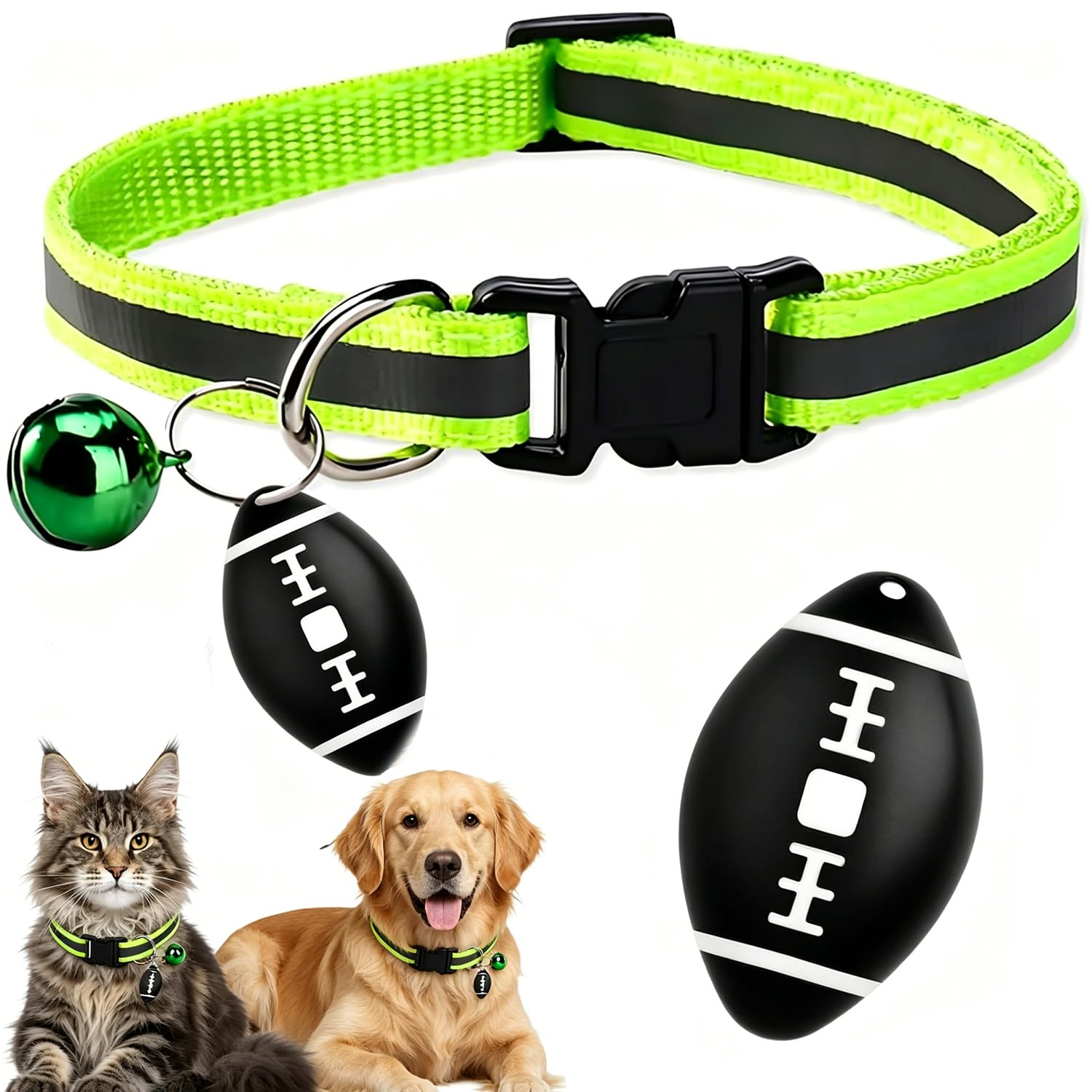 Cat Tracker for Cats and Dogs, Dog Tracker With No Monthly Fees, Mini Cat Tracker Collar for IOS Only, Compatible, Worldwide, Smart Mini Trackers Device for Car, Keys, Luggage, Life