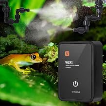 Reptile Humidifier, Diealles Shine Smart Mist System for Reptiles with Adjustable Mist Sprinkler, Automatic Humidifier for Terrarium/Amphibian/Rainforest