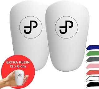 JDP Mini Schienbeinschoner Fußball, extra kleine Schienbeinschoner Herren, Anti-Rutsch Mini Schienbeinschützer Kinder Fussball, ultraleichte Fußball Schienbeinschützer Herren Damen Kinder, Shin Guards