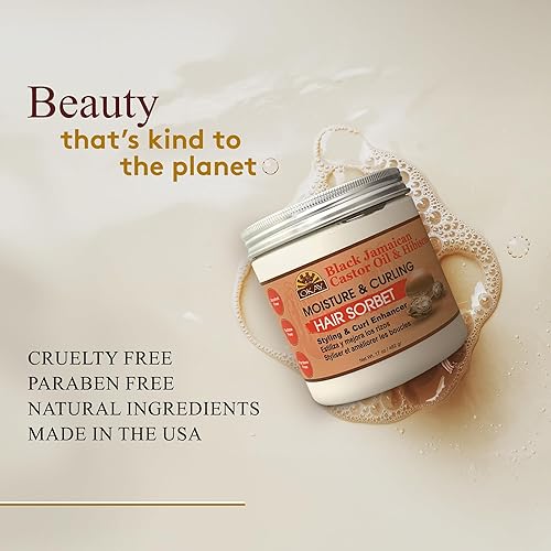 Miniatura 3 de OKAY ACEITE DE CASTOR DE JAMIACAN NEGRO HIDRATORIA Y SORBET DE CABELLO RIZADO 17.oz / 17.00 oz.