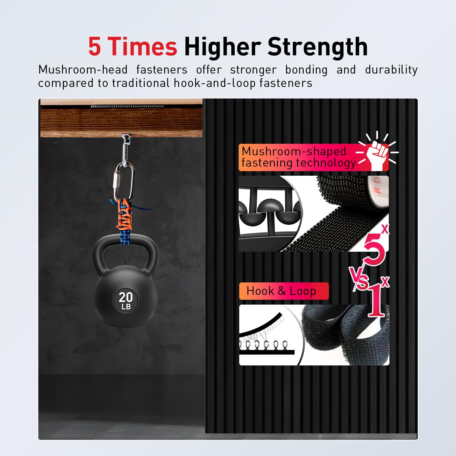 Dual Lock SJ3550 Cinta Adhesiva de Doble Extra Fuerte Resistente de 25,4 mm x 50,8 mm 8 piezas Negras resistentes y resellables con ganchos autoenclavables para interiores y exteriores decoración