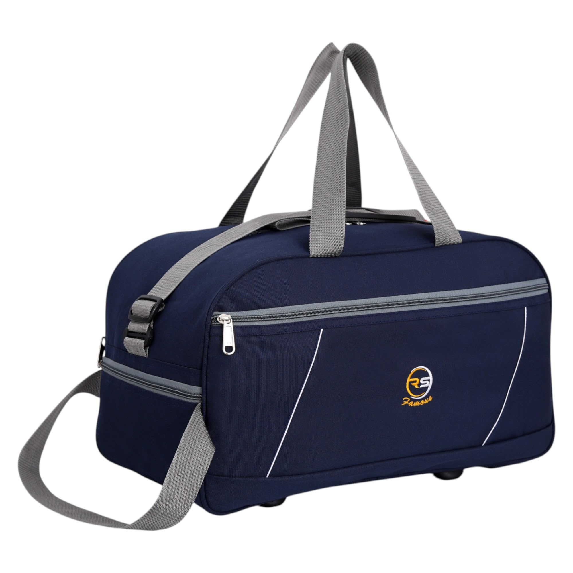 rs famous 45L Strolley Duffel Bag Travel Bags Luggage for Travelling Men & Women Cabin Travel Bags (Blue)-picture-18