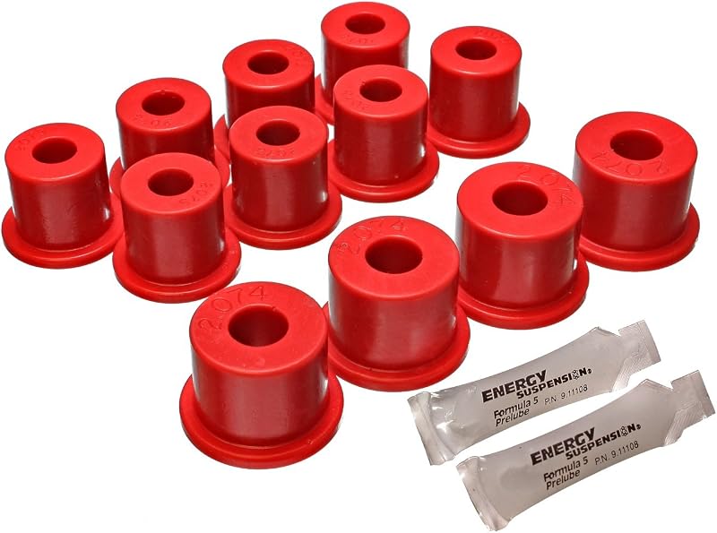 Jogo de buchas da mola traseira Energy Suspension 7.2101R para Nissan