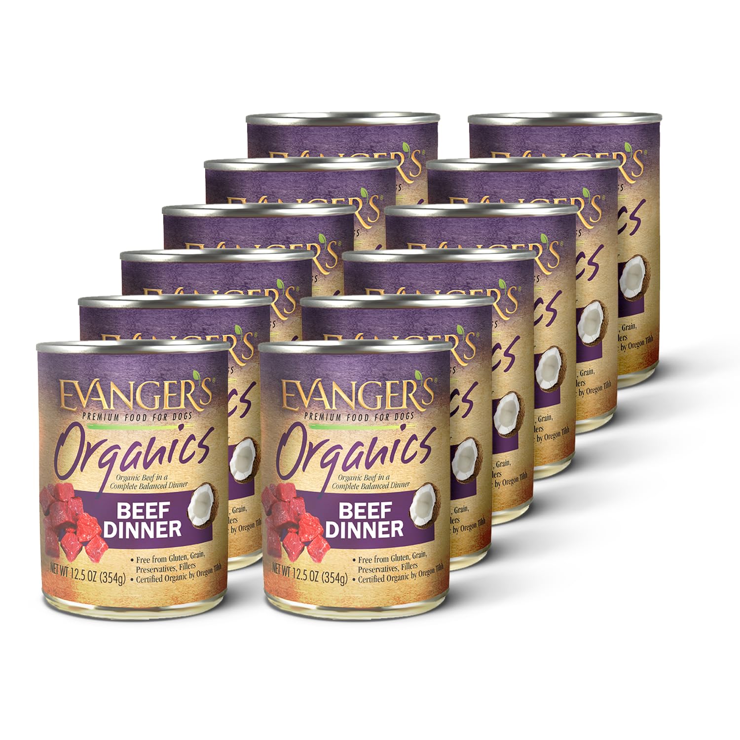 Evanger's Organics Beef Dinner for Dogs