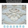 Ceiling Tiles for Bedroom, Interior PVC Wall Panels, for Saloon PL30 10tiles/lot (Aged White Gold)