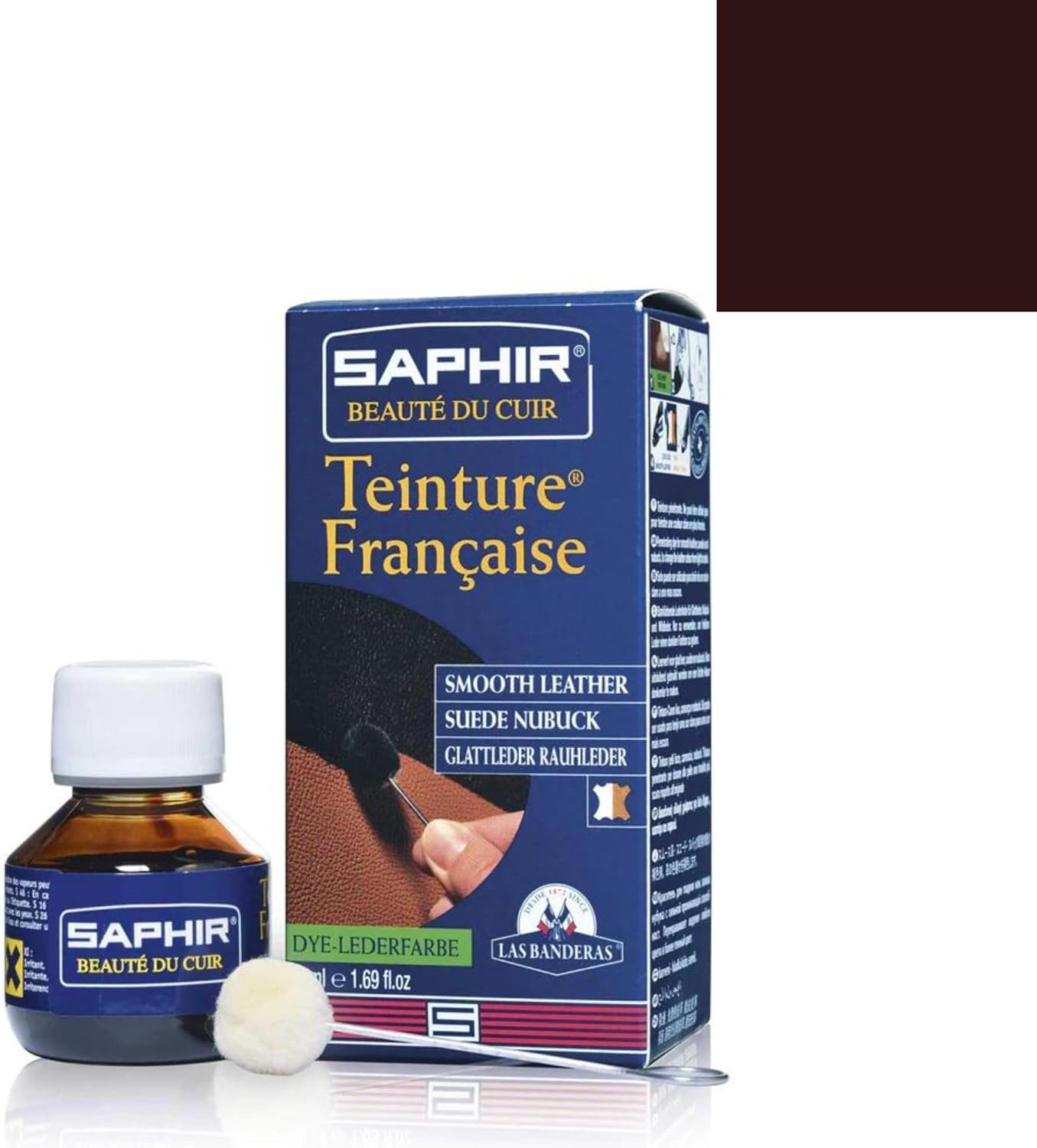 Saphir Teinture Francaise Leather Dye 50ml - Black
