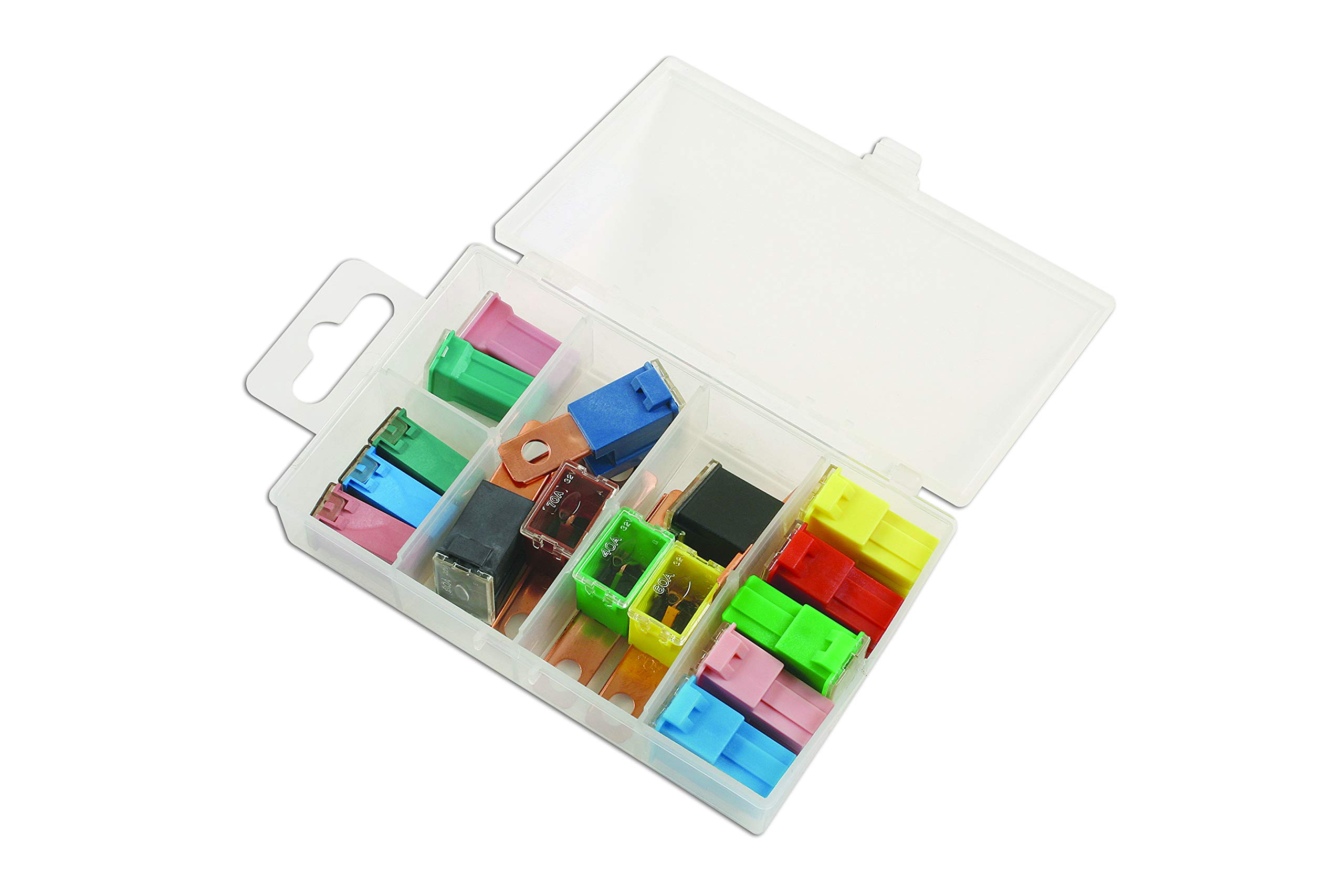 Connect 30725 Assorted PAL & J Type Fuses 16pc