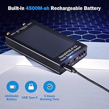 Amazon.co.jp: AURSINC アップグレード NanoVNA-F V3 ベクトル