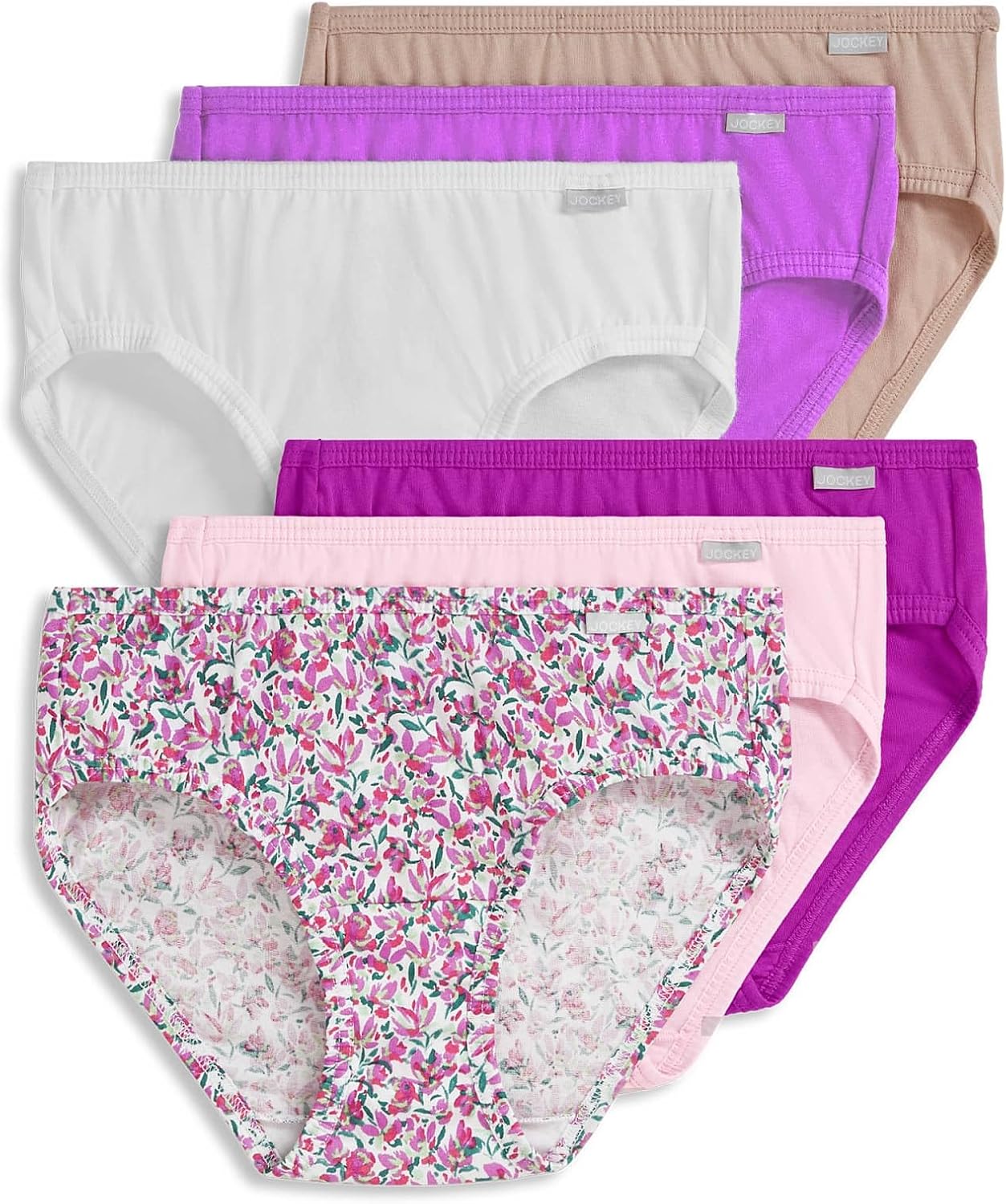 Jockey Women's Underwear Elance Bikini - 6 Pack