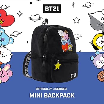 台湾限定　BT21　リュックバッグ　（R013）　ＫＯＹＡ BT21 Official Minini Easy Carry Folding Bag – K-STAR